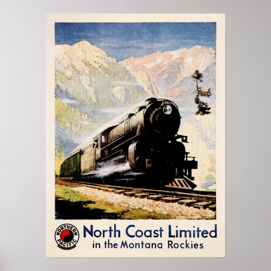 Travel poster Noord-Kust Limited (Voorkant)