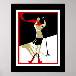 Travel Poster  Saint Croix Skiing 3