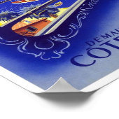 Travel Poster Train France Cote D'azur (Hoek)