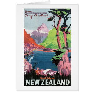 Travel poster Zuid-Nieuw-Zeeland
