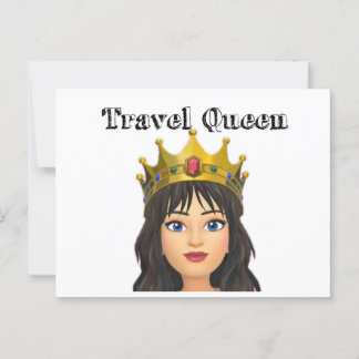 Travel Queen Briefkaart
