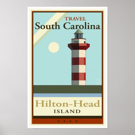 Travel South Carolina Poster (Voorkant)