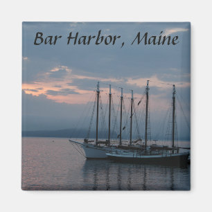 Travel Souvenir Magnet Bar Harbour Maine Magneet