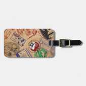 Travel Stamps Bagagelabel (Voorkant horizontaal)