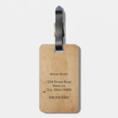 Travel Stamps Bagagelabel (Achterkant verticaal)