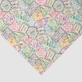 Travel Stamps Tissuepapier (Detail)