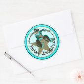 TRAVEL STICKER Dallas Texas Adolphus Hotel (Envelop)