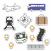Travel Stickers Pack (Voorkant)