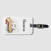 Travel Sweet Powdered Sugar Monster ID Bagagelabel (Voorkant (horizontaal))