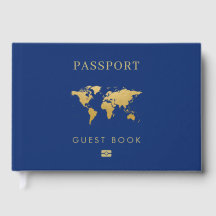 Travel Theme UNIQUE Editable Passport Photo Page