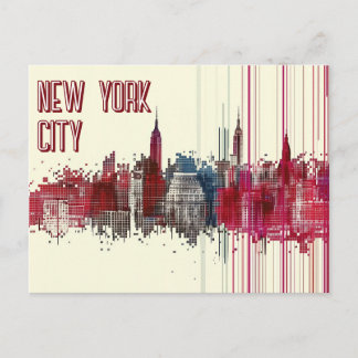 Travel to New York City USA Briefkaart
