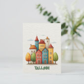 Travel to Tallinn Postcard Briefkaart (Staand voorkant)