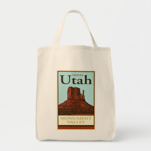 Travel Utah Tote Bag (Voorkant)