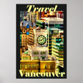 Travel Vancouver, BC, Canada Poster (Voorkant)