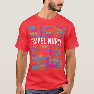 Travel-verpleegwoorden T-shirt