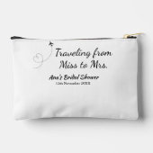 Travel vrijgezellenfeest voeg naam datum miss toe etui (Achterkant)