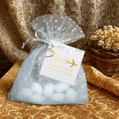 Travel Wedding Vliegtuig & Harten Moderne Luchtvaa Bedankjes Labels