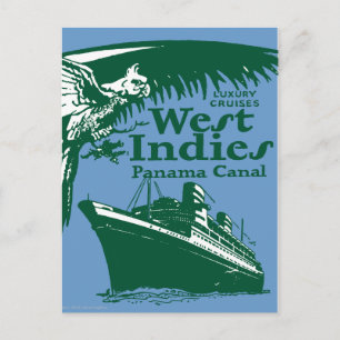TRAVEL-West-Indies- Briefkaart