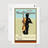Travel West Virginia Briefkaart (Voorkant / Achterkant)