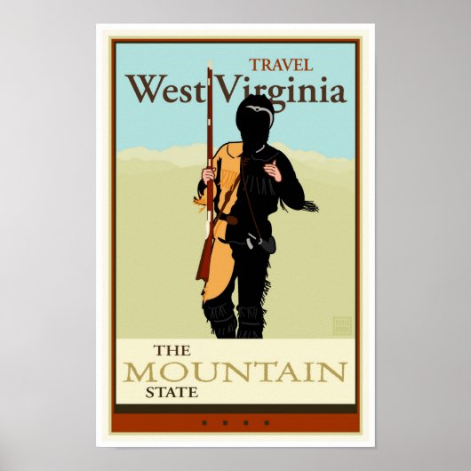 Travel West Virginia Poster (Voorkant)