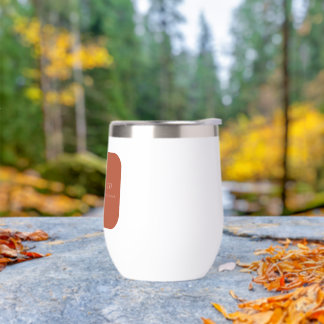 Travel Wine Tumbler: Claude Co. Verbrand Nummer