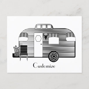Traveler Camper Caravan Thunder_Cove Briefkaart