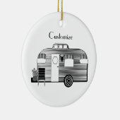 Traveler Camper Caravan Thunder_Cove Keramisch Ornament (Rechts)