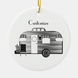 Traveler Camper Caravan Thunder_Cove Keramisch Ornament
