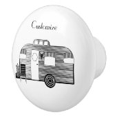 Traveler Camper Caravan Thunder_Cove Keramische Knop (Rechts)