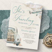 Traveling Adventure Bridal Shower Invitation