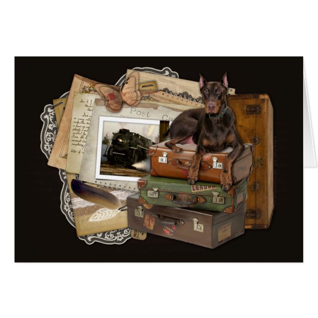 Traveling Doberman - Rocky (Voorkant Horizontaal)