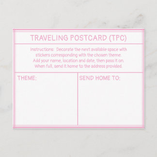 TRAVELING POSTCARD (TPC) BRIEFKAART