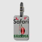 Traveling Safari Bagagelabel (Voorkant (verticaal))