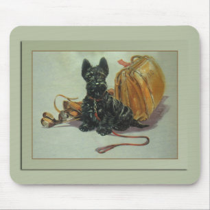 Traveling Scottie Dog Mousepad Muismat