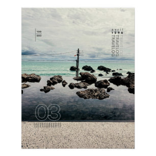 travelog_3 glanzend poster perfect poster