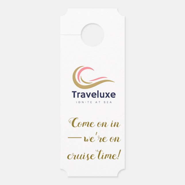 Traveluxe Ignite at Sea LargeDoor Hanger (Voorkant)