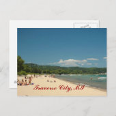 Traverse City Beach Briefkaart (Voorkant / Achterkant)