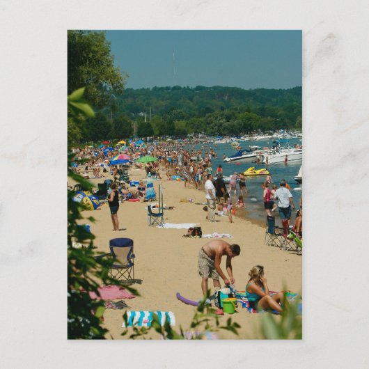 Traverse City Beach Briefkaart (Voorkant)