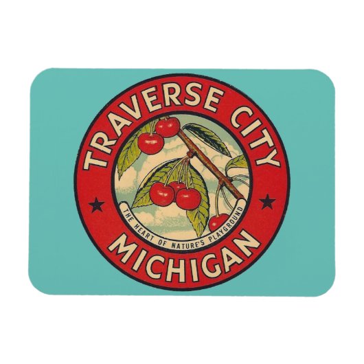 Traverse City, Michigan Magnet (Horizontal)