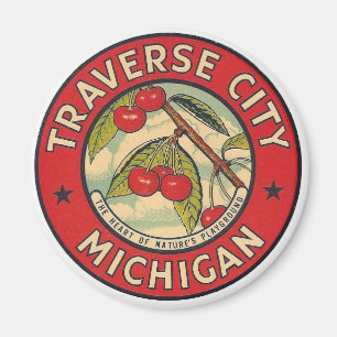 Traverse City, Michigan Magnet Magneet
