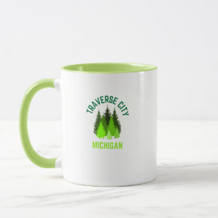Traverse City Michigan Ville natale Café Mug