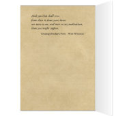 "Traverser Brooklyn Ferry" Walt Whitman NYC Poème (Intérieur (Gauche))