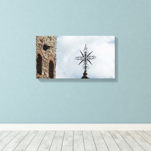 Traverser dans la toile Ciel Imprimer (Insitu (Plancher de Bois))