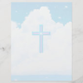 Traverser dans les nuages - Feuille de papier à le (Devant)