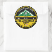 TRAVERSER LA GRANDE-BRETAGNE STICKERS ROUND CLASSI (Sac)