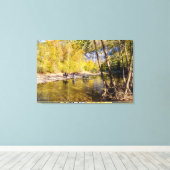 Traverser La Toile De La Rivière Buffalo (Insitu (Plancher de Bois))