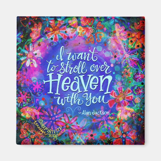 "Traverser le ciel" Inspirivity Magnet (Devant)