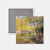 Traverser Le Magnet Carré De La Rivière Buffalo (Recto/Verso)