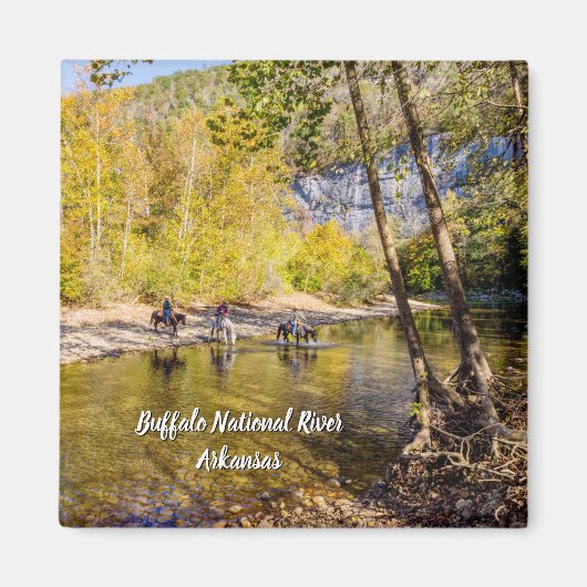 Traverser Le Magnet Carré De La Rivière Buffalo (Devant)