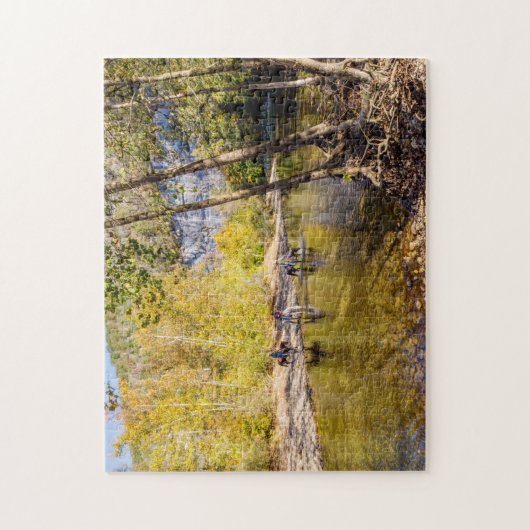Traverser Le Puzzle De La Rivière Buffalo (Vertical)